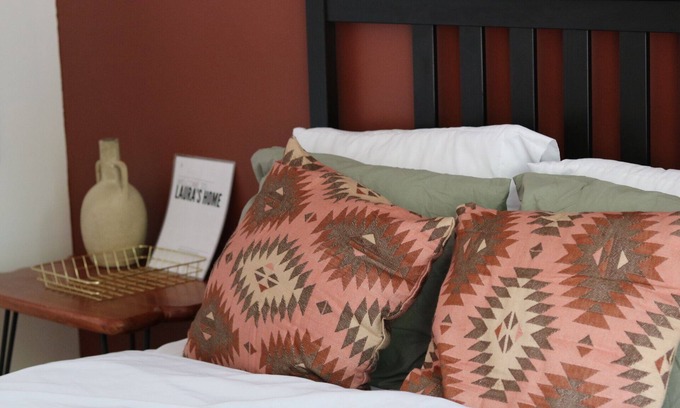 Sheridan House | Private bedroom with a walkout to a nice patio