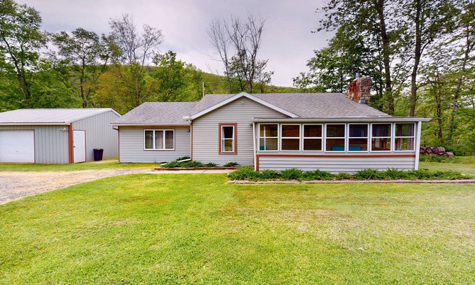 Gaines Cabin | Private Cabin walk to Pine Creek or hike PA Grand Canyon, Summer Fun Chestnut
