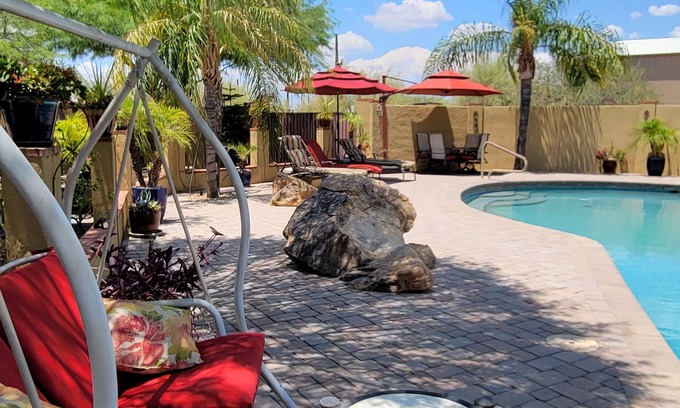 Pinnacle Peak Apartment | Private Casita, Patio & Pool, quiet area, N. Scottsdale area, Cave Creek, Az