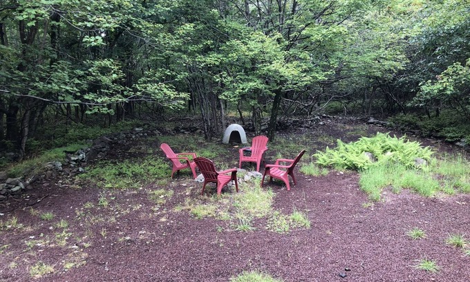 Tunkhannock Township House | Private Chalet 3BD/2BA w/FirePit, BBQ, Fireplace near Skiing