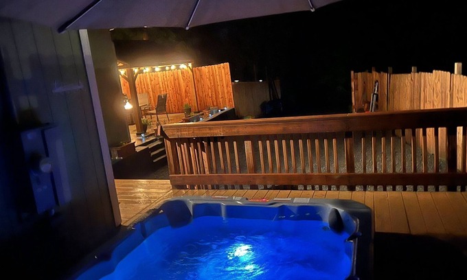 Sandy House | Private Chalet with hot tub.