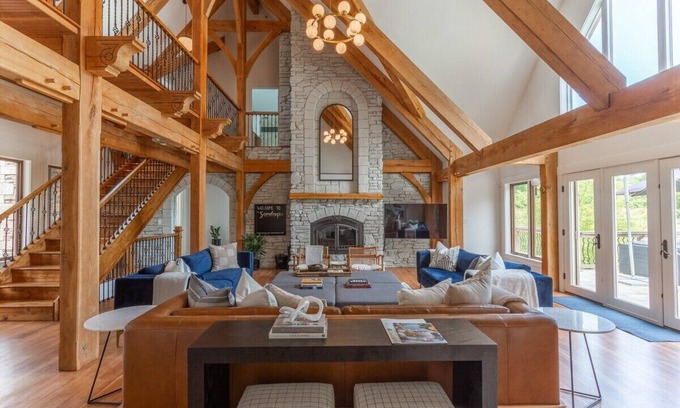 Berrien Springs House | Private Country Home with Pool, Hot Tubs & Fire Pit, Close to Wineries & Beach