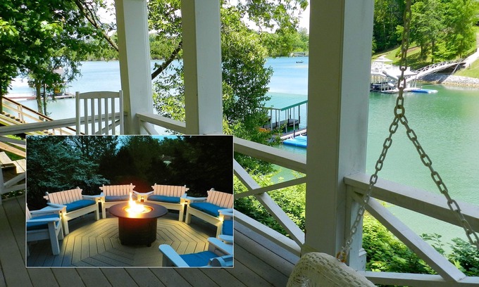 Winchester House | Private dock/gazebo on quiet cove. Tims Ford Lake!
