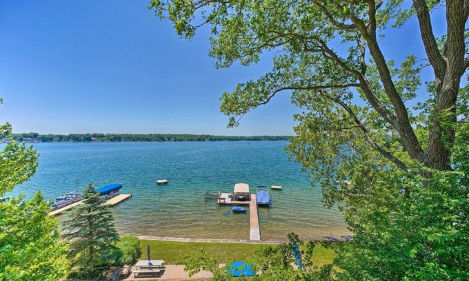 Three Rivers House | Private Dock & Stunning Views: Corey Lake Getaway!