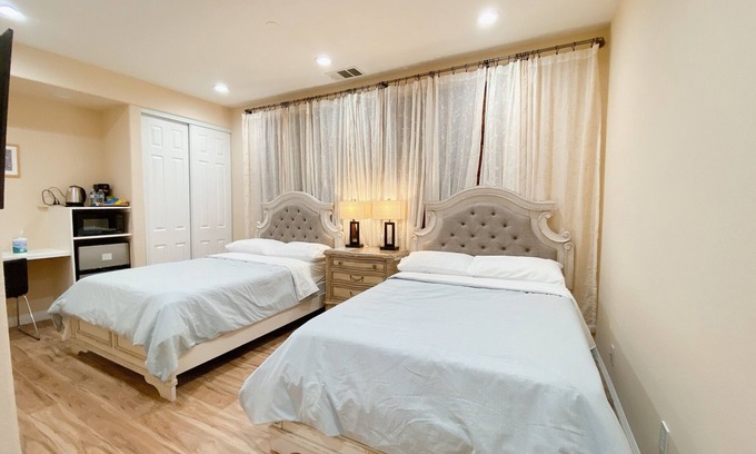 Ontario Condo | Private doubles beds room near Ontario airport