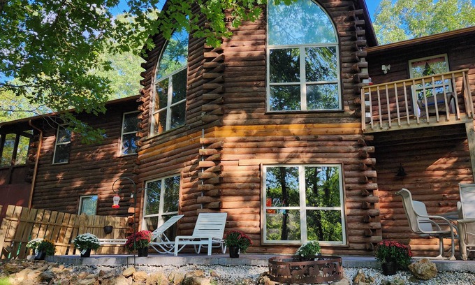 Warrenton Cabin | Private entry, lower area only with gameRoom, living room, bedroom and bathroom.