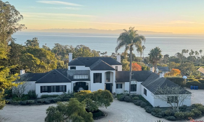 Campanil House | Private Gated Estate with Panoramic Ocean Views, Pool, & Fire Pit