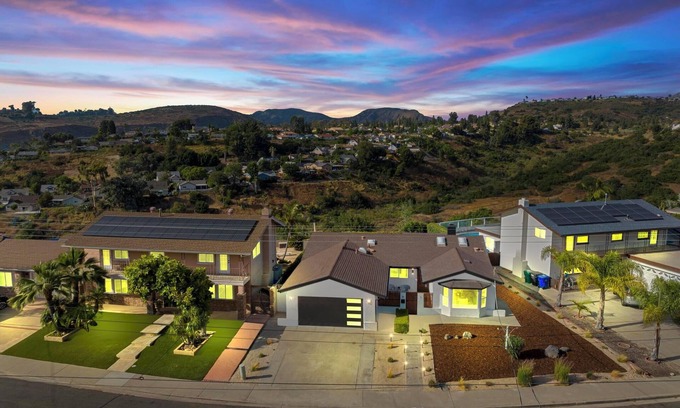 Allied Gardens House | Private Hilltop Stay; Sunset Views + Stylish Comfort