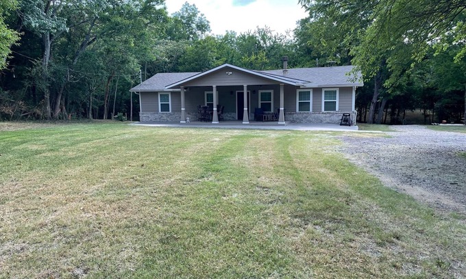 Cumby House | Private home with firepit and picnic area