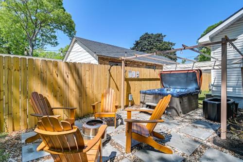 Terry Sanford House | Private Hot Tub and Cold Plunge Fayetteville Gem!