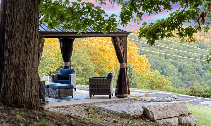 Branson West Resort | Private Hot Tub, Pool, Fire Pit, Lake, Games! Close to SDC, Shows, Shopping