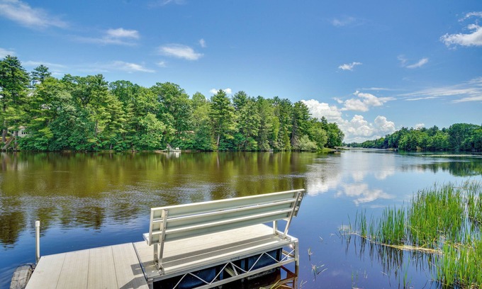 Shawano Cottage | Private Hot Tub: Riverfront Escape in Shawano