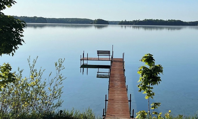 Traverse City House | Private House with Long Lake access and your own DOCK! 10 min to TC!