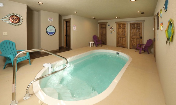 Gatlinburg Cabin | Private indoor pool, New Resort Pool, Plus over $600 Free Attractions per day.