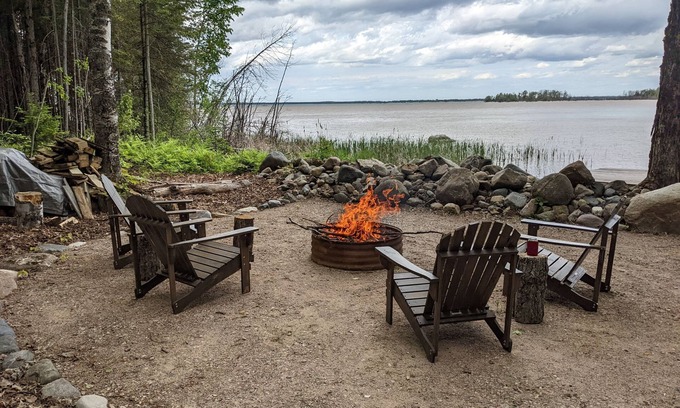 Kincheloe Cabin | Private lakefront cabin on beautiful Munuscong Bay