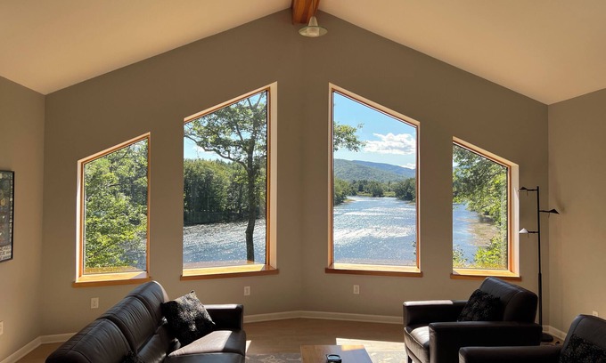 Bethel House | Private location with spectacular river and mountain views!