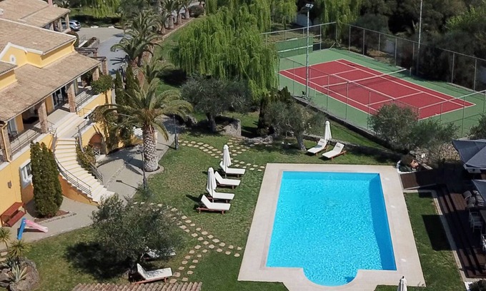 Gouvia Villa | “Private Luxury Estate with Pool, Tennis & Cinema”