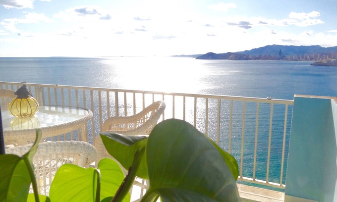 Benidorm Apartment | PRIVATE LUXURY SEAFRONT APART. BEST VIEW OF THE BAY !