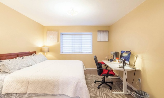Shaughnessy House | Private Master Bedroom B and ensuiteWashroom