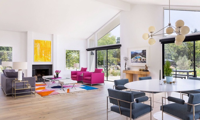 Hedgerow House | Private Montecito Modern Luxury w pool/spa on an acre. Pets, walk to everything.