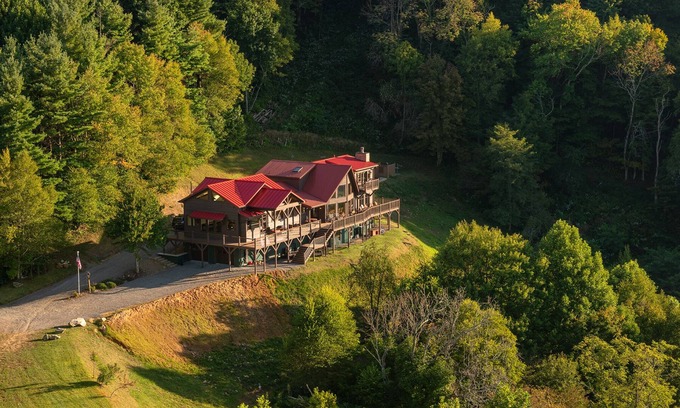 North Fork Township Cabin | Private Mountain Home w/Incredible Views - 106 Acres, Hot Tub, Pool, Game Room