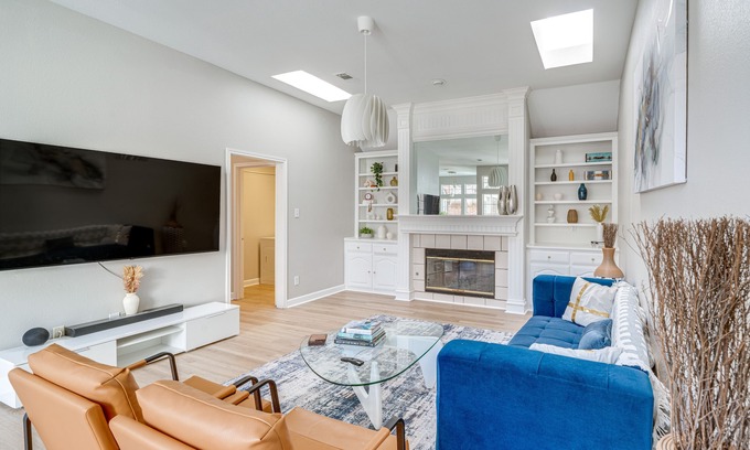 Richardson House | Private Patio & Game Room: Home in Richardson!