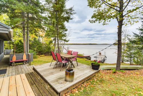Ely House | Private Peninsula! Modern-Rustic Fall Lake Cabin