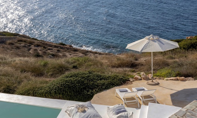 Nea Cryssi Akti Villa | Private Pool, Breathtaking Panoramic View to the Sea & Sunset
