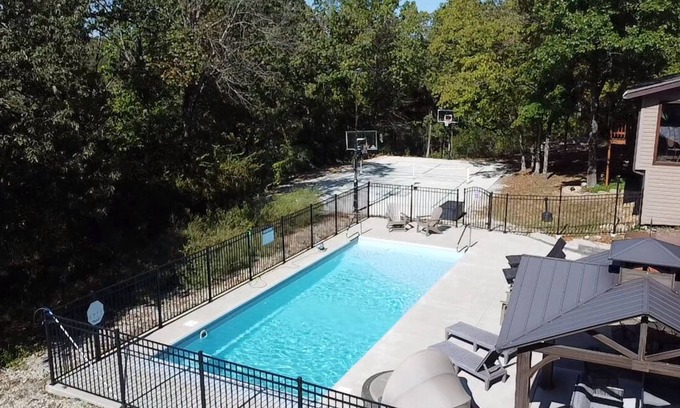 Branson Theater District House | Private Pool - Pickleball - Hot Tub - Theatre Room
