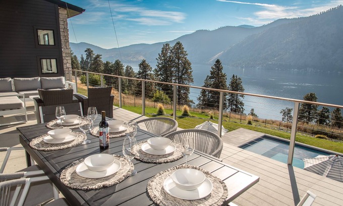 Manson House | Private Pool | Stunning lake & mountain views | Modern, costal design