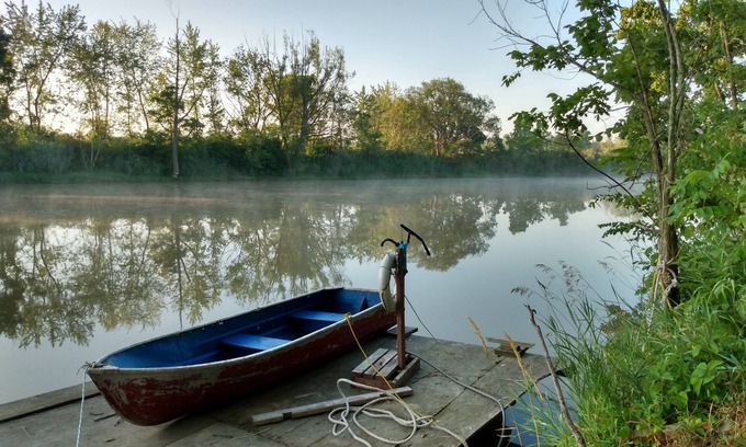 St. Clair House | Private River in the back yard