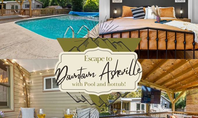 Haw Creek Apartment | Private Room 1bedroom/bathroom suite W/private porch, firepit, Hot tub & Pool!