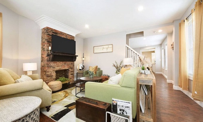 Lawrenceville House | Private Sauna ★ 1 Block from Butler! ★ Chef's Kitchen