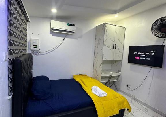 Lagos Apartment | Private Serviced Studio Apartment At Aquaview estate Ogudu, AC, Not A Shared Apartment