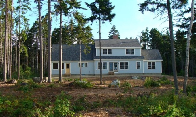 Waldoboro House | Private Setting with Water Front view and 5-star Amenities