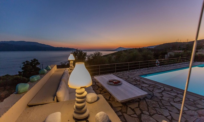Dorida Villa | Private Spacious & luxurious villa with mesmerizing sea views, near beach