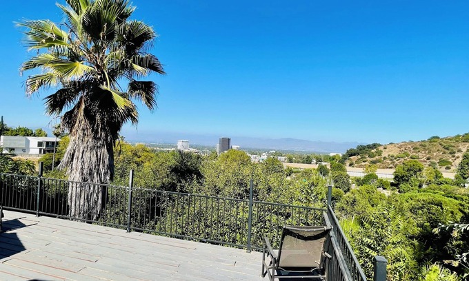 Encino House | Private StudioStyle Big Estate Oasis City Mountain Views Pool HugeDeck WomenOnly