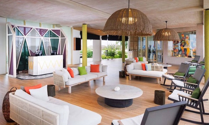Farukolhufushi Island Hotel | Private Terrace in Maldives, Platinum Overwater Villa, Hard Rock