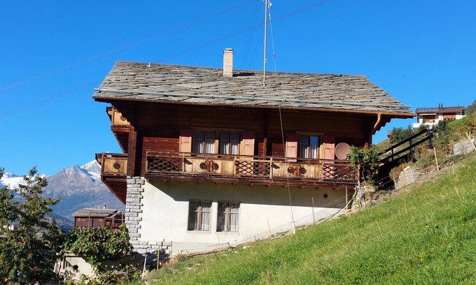 Staldenried Gspon Ski Chalet | Private Traditional Swiss Chalet in Heart of Alps.