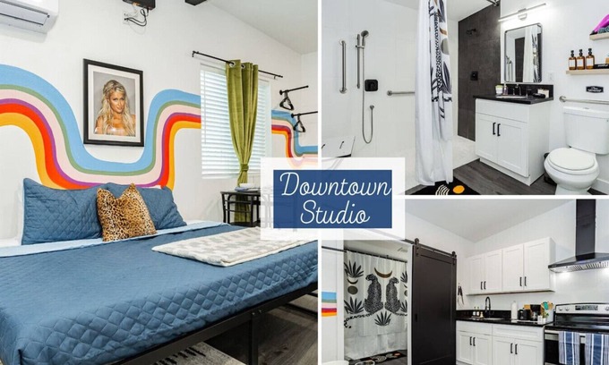 Beverly Green House | Private Vegas Oasis: Prime Location, Patio & Games