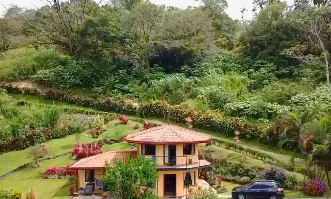 Aguacate House | Private Villa is Paradise with Tropical Gardens & Rain Forest Trail by River