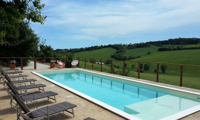 Loreto Villa | Private Villa with private pool, A/C, WIFI, TV, panoramic view, parking, close to Porto Recanati