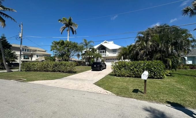 Isles of Capri House | Private Waterfront home with pool and hot tub with large dock in Isle of Capri