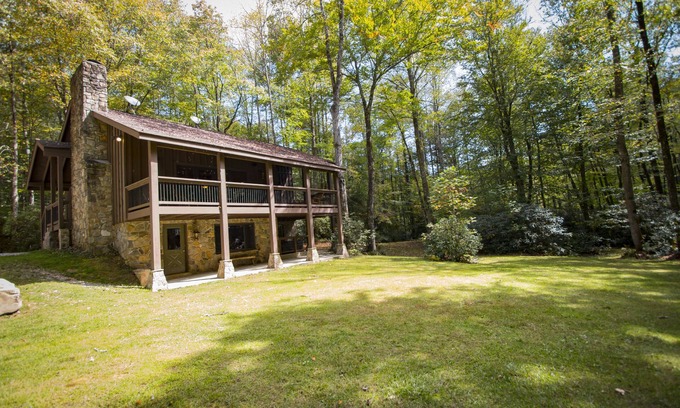 Robbinsville House | Private Waterfront Estate, 7 Cabins, Nestled on 500+ acres w/waterfalls, trails