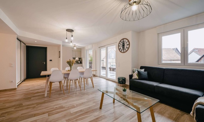 Boofzheim Apartment | Proche Europapark ! Appartement « Bouleau » Neuf et Tout Confort