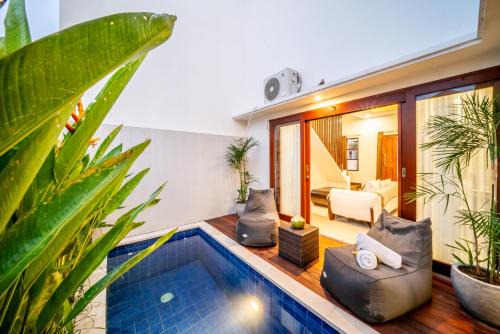 Denpasar Villa | Promo! New Rosa Villa Muding, Luxury and cozy 3Bedrooms Villa in Heart of Kerobokan with Special Office Room