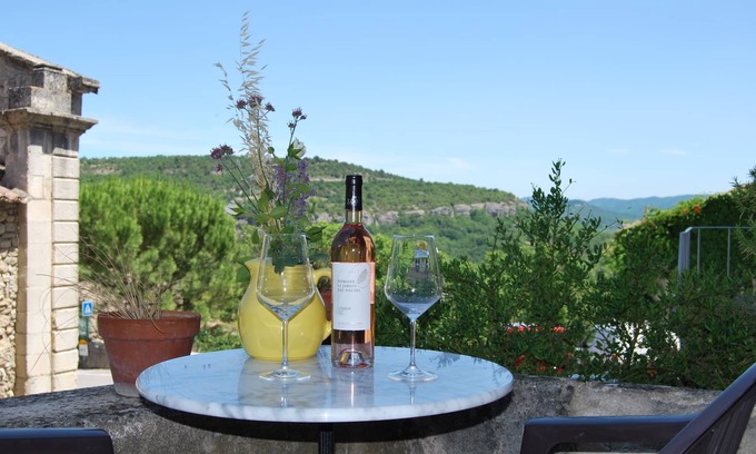 Saint-Martin-de-Castillon House | Provence House With Mountain and Country Views and Bistro Next Door