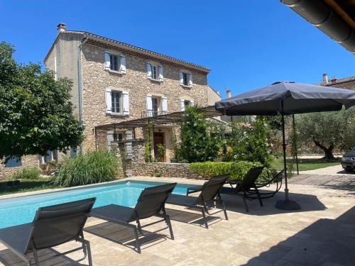Villes-sur-Auzon Villa | Provenzalisches Landhaus Les Martinets am Fuße des Mont Ventoux