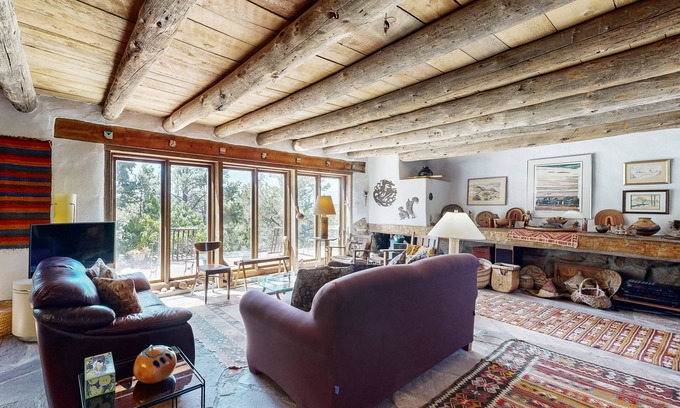 Canoncito House | Pueblo-Style Gem w/Terrace & Gazebo - Mountain View & Nearby Hiking Trails