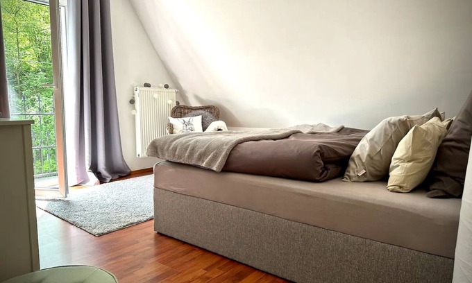 Meschede Apartment | Pure well-being on 84 square meters in the Hochsauerland with wellness & garden